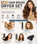 5 in 1 Hair Dryer Brush and Styler Kit Professional
